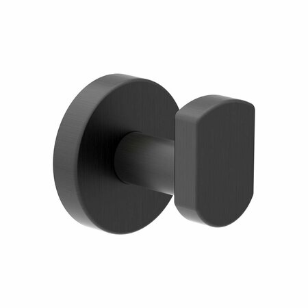 TOWELS USA Dia Single Robe Hook in Matte Black TO2988985